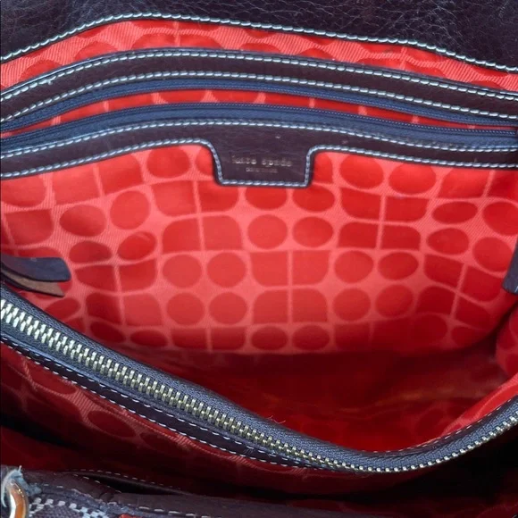 Kate Spade Brown and Orange Patterned Tote - Picture 5 of 14
